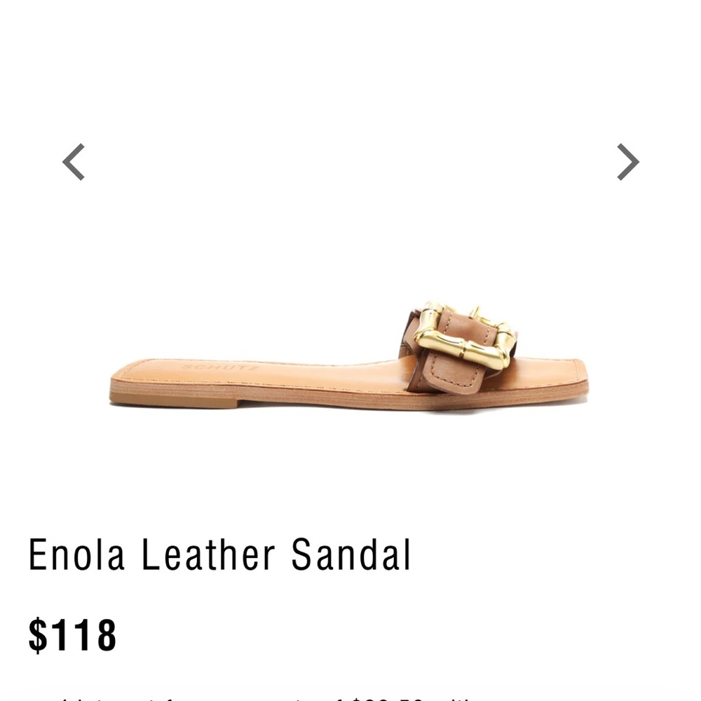 Schutz Enola Leather Sandal